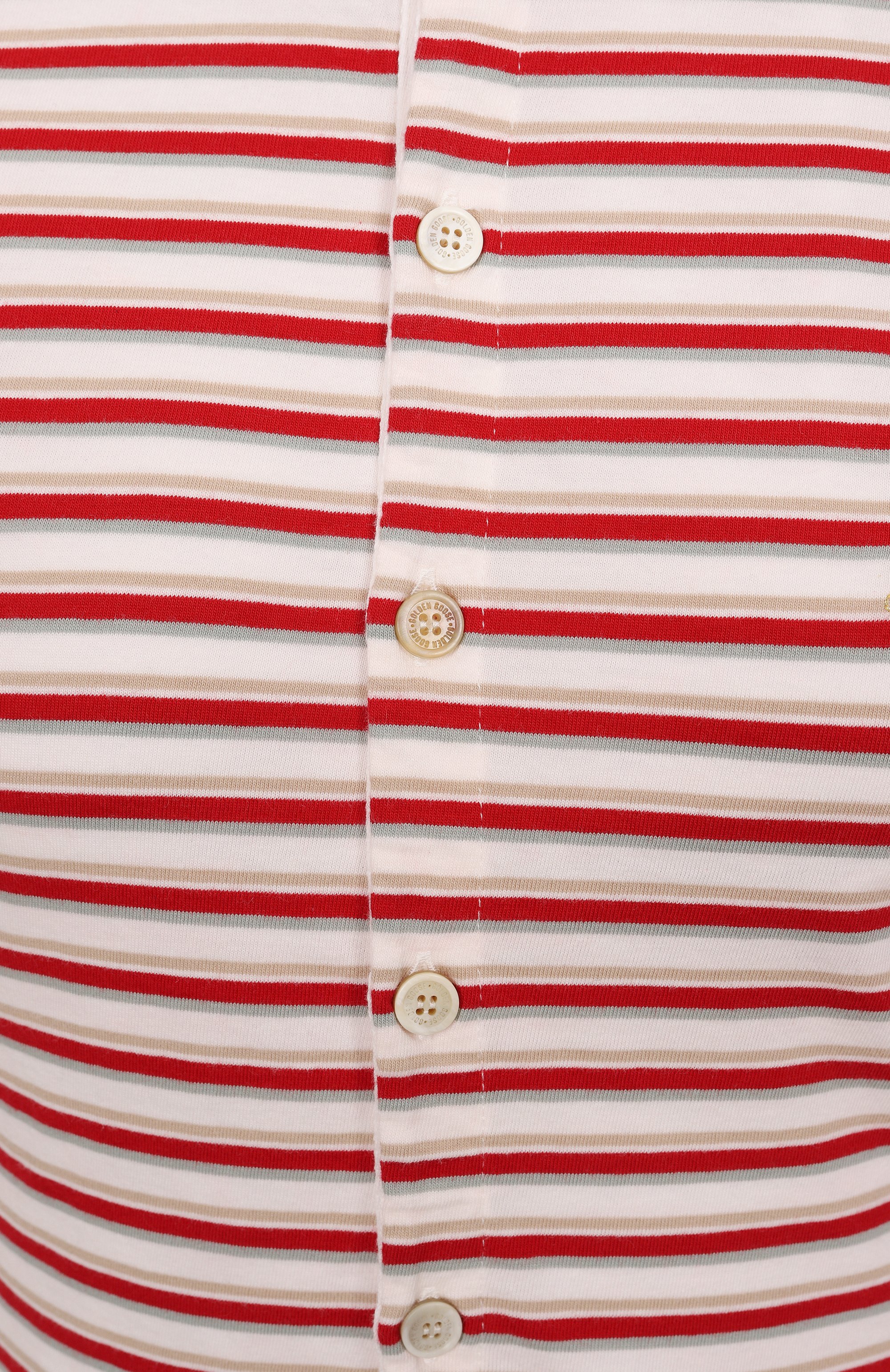 Хлопковое поло GOLDEN GOOSE DELUXE BRAND, арт. GWP02189.P001893, фото 6