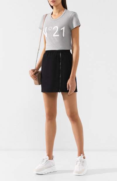 Хлопковая футболка N21, арт. 19E N2M0/F031/4157, фото 2