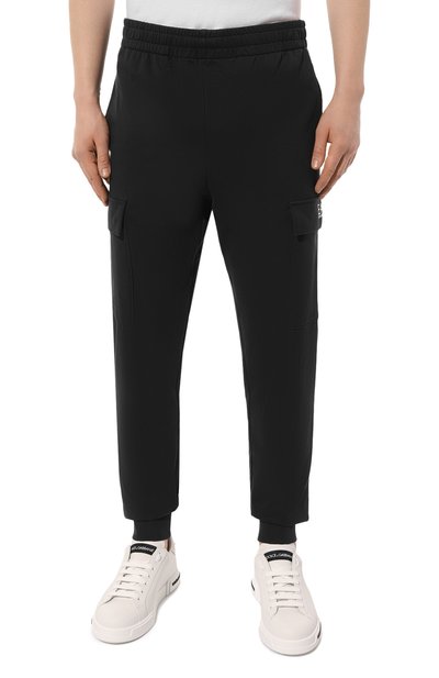 Хлопковые джоггеры EA7 темно-синего цвета по цене 11700 руб., арт. 8NPP59/PJ05Z, фото 3 Хлопковые джоггеры EA7, арт. 8NPP59/PJ05Z, фото 3