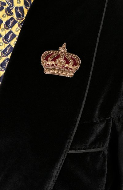 Хлопковый пиджак DOLCE & GABBANA, арт. G001JZ/FUWBN, фото 5