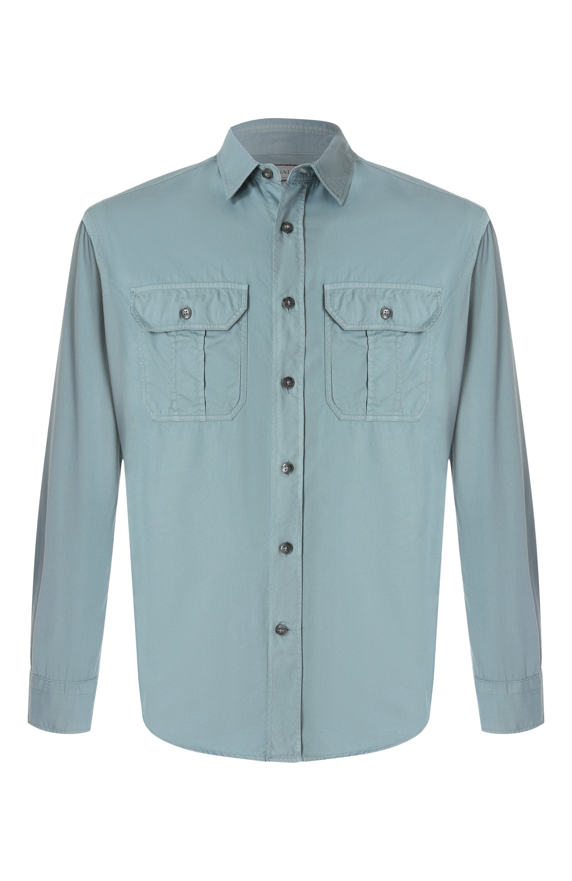 Рубашка из хлопка и лиоцелла CANALI, арт. CSL2067/GM03494, фото 1
