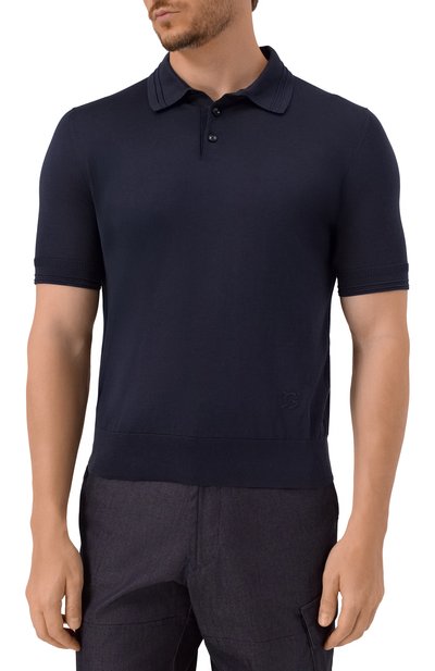 Шелковое поло DOLCE & GABBANA, арт. GXZ02Z/JBSLV, фото 3