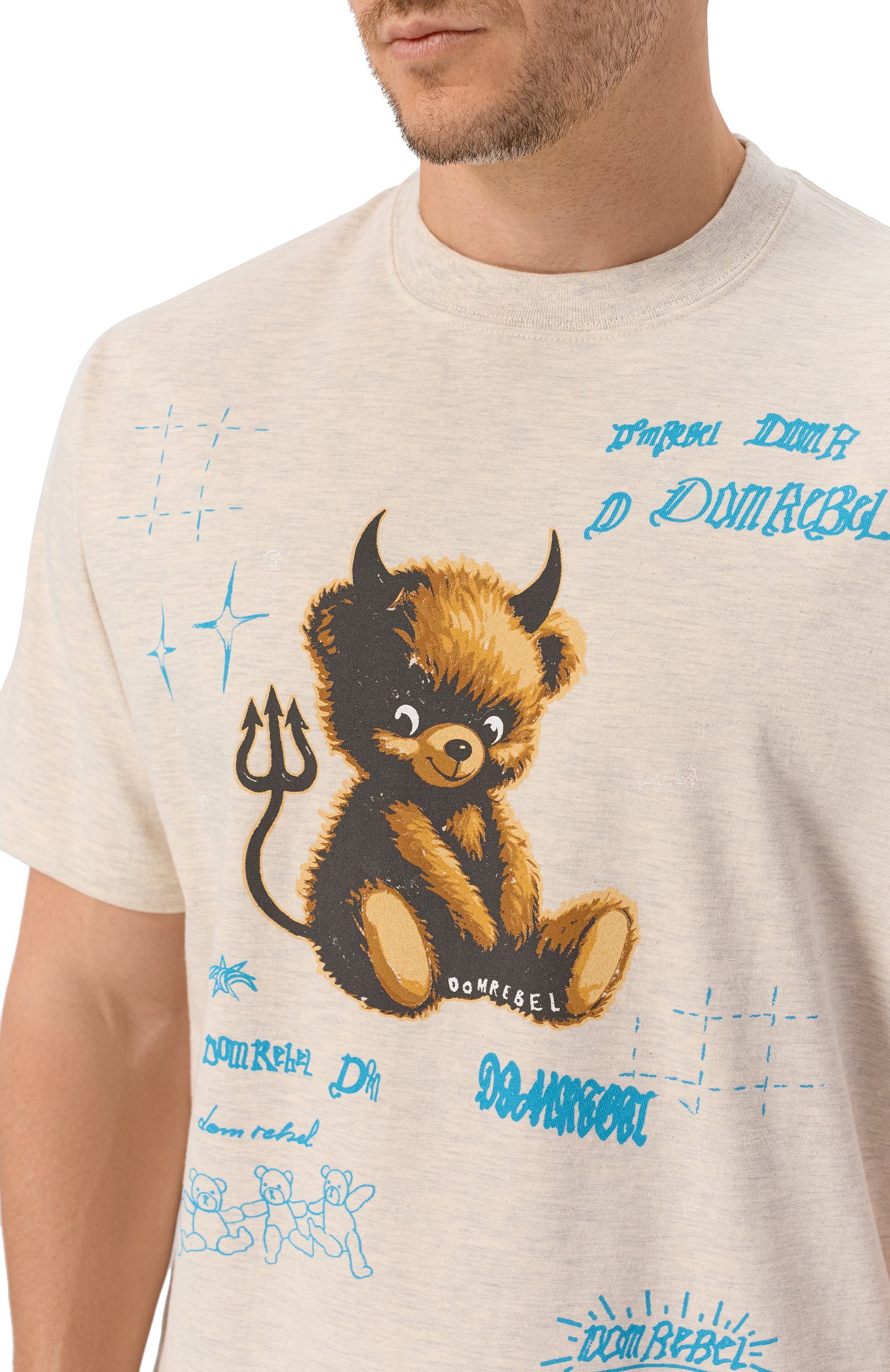 Хлопковая футболка DOMREBEL, арт. M LIL DEV/T-SHIRT, фото 5