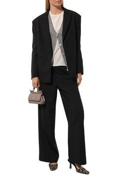 Женская сумка sicily small DOLCE & GABBANA светло-серого цвета, арт. BB9116_BE9116/A1001_1 | Фото 7 (Размер: small; Материал сплава: Проставлено; Материал: Натуральн�ая кожа; Ремень/цепочка: На ремешке; Драгоценные камни: Проставлено; Сумки-технические: Сумки top-handle)