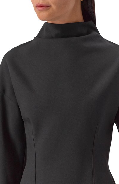 Шерстяной топ ARMARIUM черного цвета по цене 108000 руб., арт. ARMFWT034/W014, фото 5 Шерстяной топ ARMARIUM, арт. ARMFWT034/W014, фото 5
