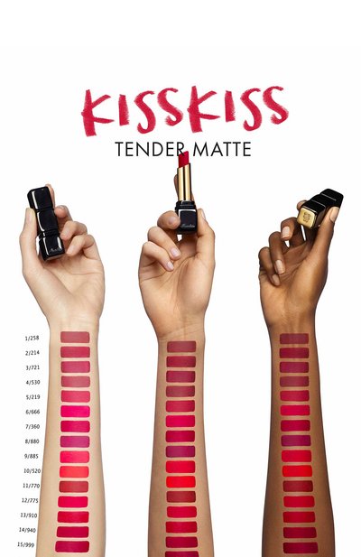 Матовая помада для губ kisskiss, оттенок 530 мечтательный розовый GUERLAIN, арт. G043360, фото 3