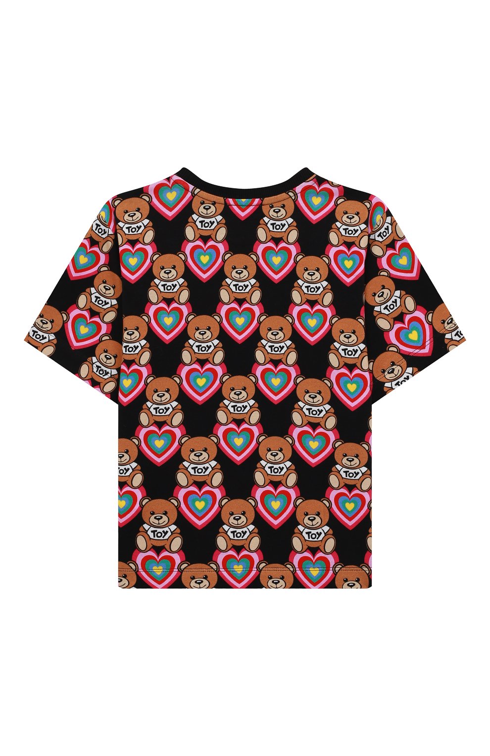 Хлопковая футболка MOSCHINO, арт. HKM02T/LBBA8/4A-8A, фото 2