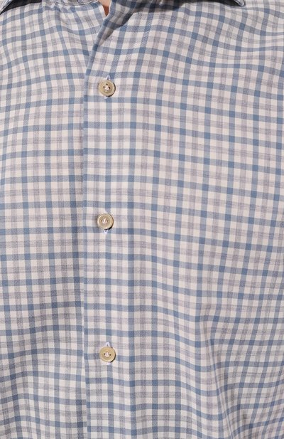 Хлопковая рубашка LUIGI BORRELLI, арт. SR10754, фото 5