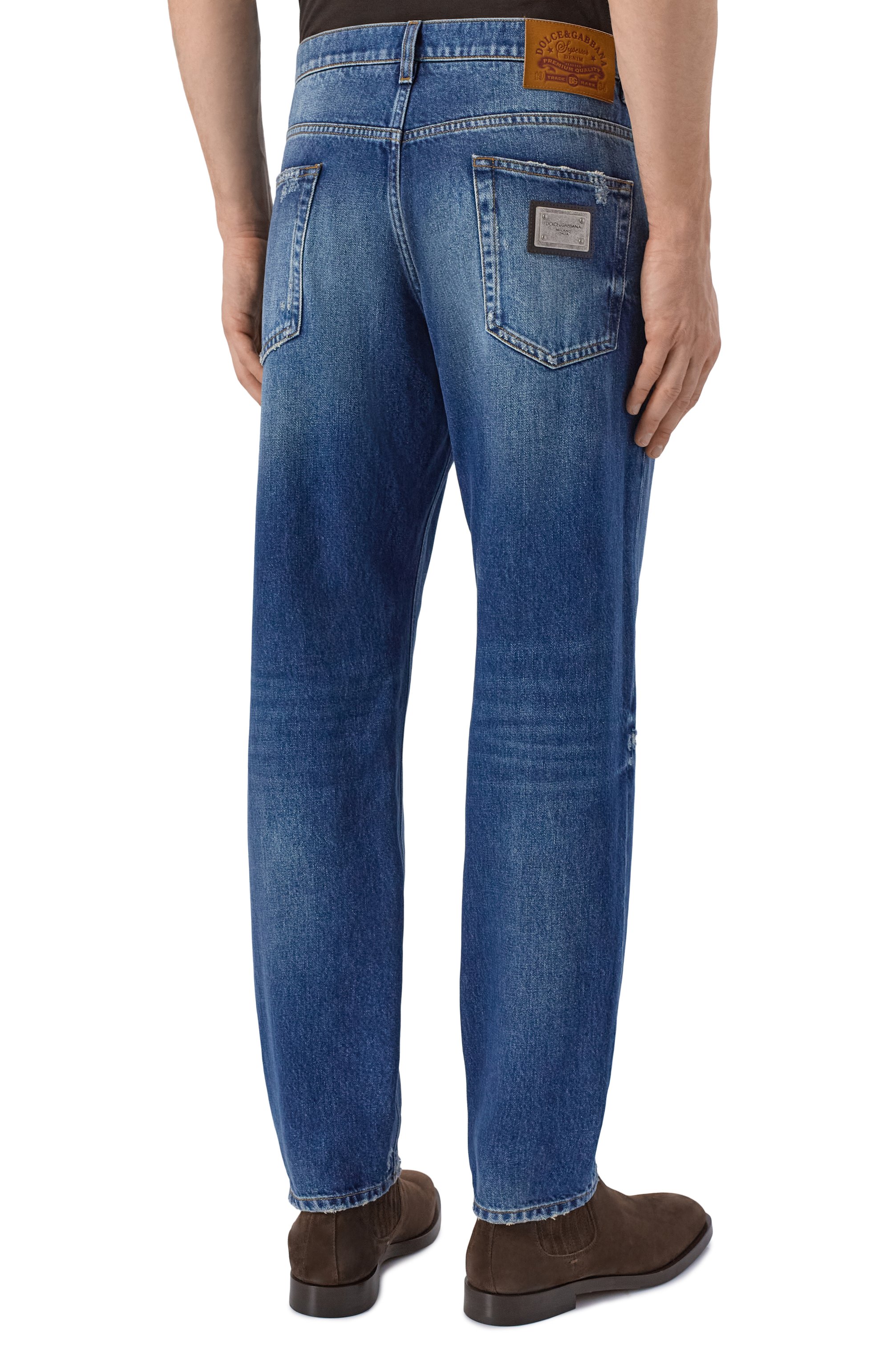Джинсы loose DOLCE & GABBANA, арт. GYJDAD/G80K1, фото 4