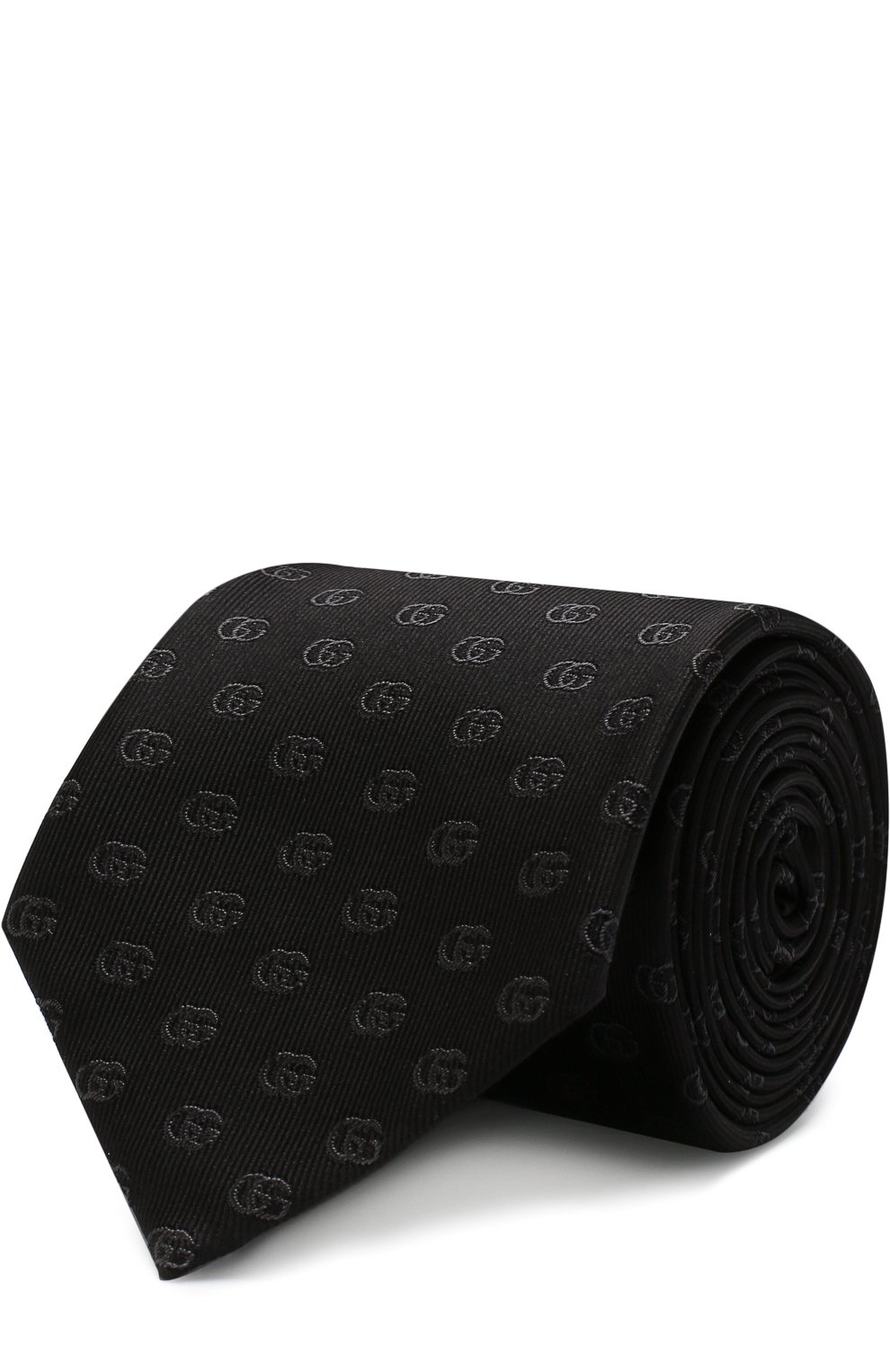 Шелковый галстук с принтом GUCCI, арт. 444421/4E002, фото 1