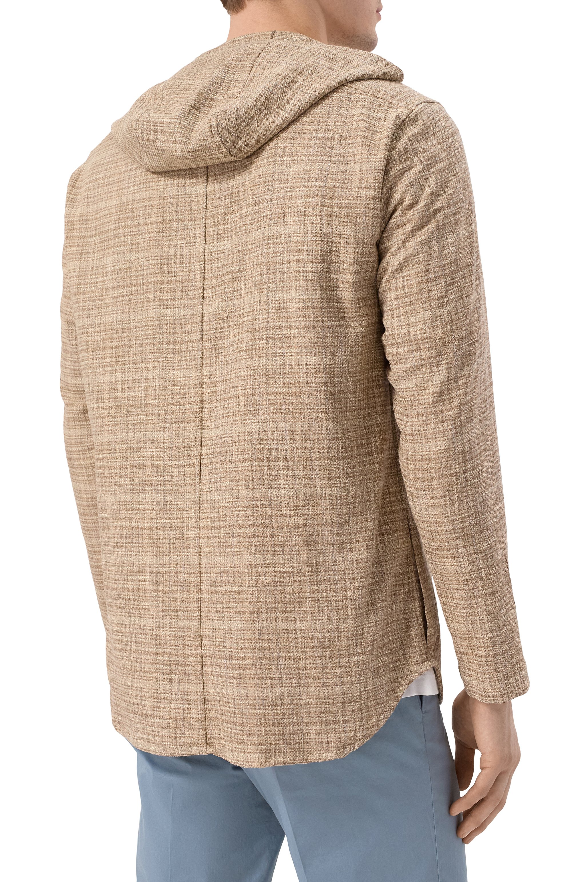 Рубашка из шерсти и шелка KITON, арт. UMCPETEK0617E18, фото 4