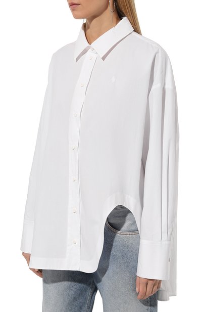 Хлопковая рубашка THE ATTICO, арт. 250WCH00004/CCC052AA, фото 3