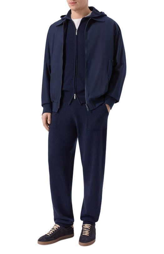 Кашемировый кардиган Andrea Campagna TS01-2221 Синий  TS01-2221 Фото 2