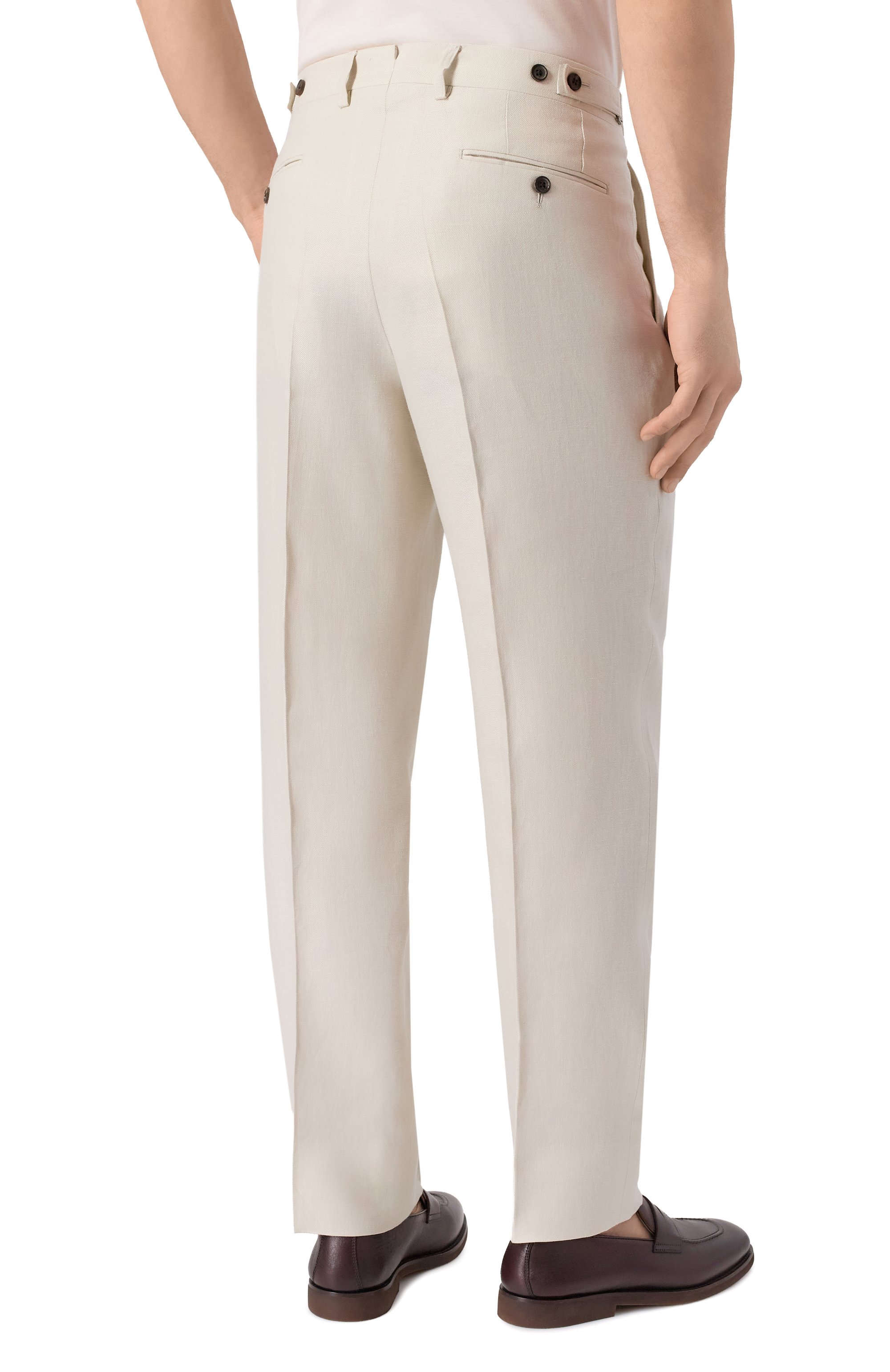 Льняные брюки CORNELIANI, арт. 274552/2714326, фото 4