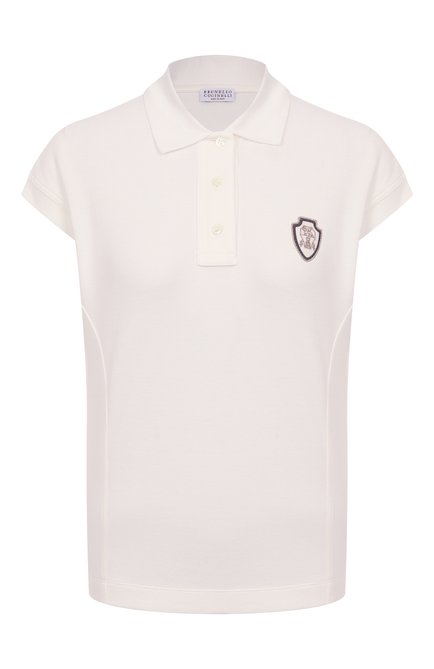 Женское хлопковое поло BRUNELLO CUCINELLI, арт. MG927VD105