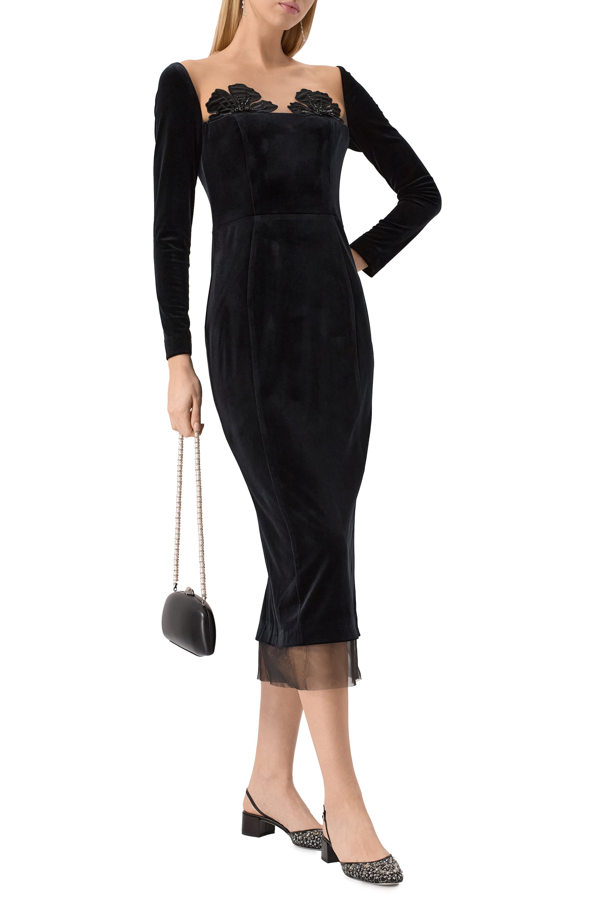 Бархатное платье YANINA, арт. T-2956, фото 2