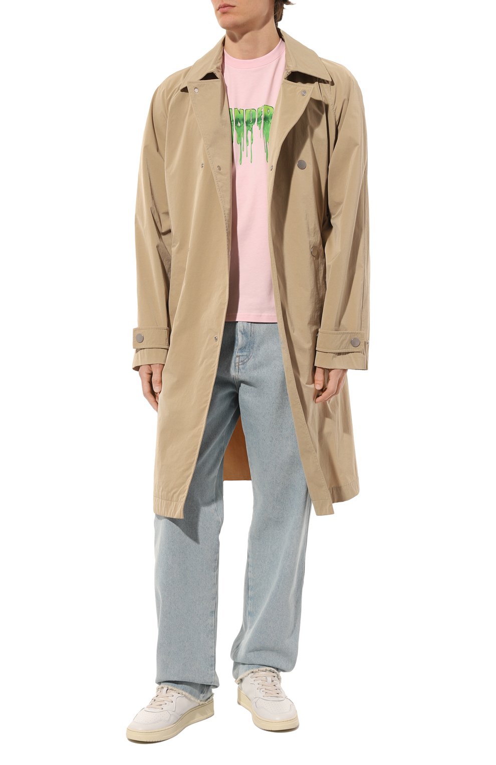 Хлопковая футболка JW ANDERSON светло-розового цвета по цене 21000 руб., арт. JT0098PG0980 391, фото 2 Хлопковая футболка JW ANDERSON, арт. JT0098PG0980 391, фото 2