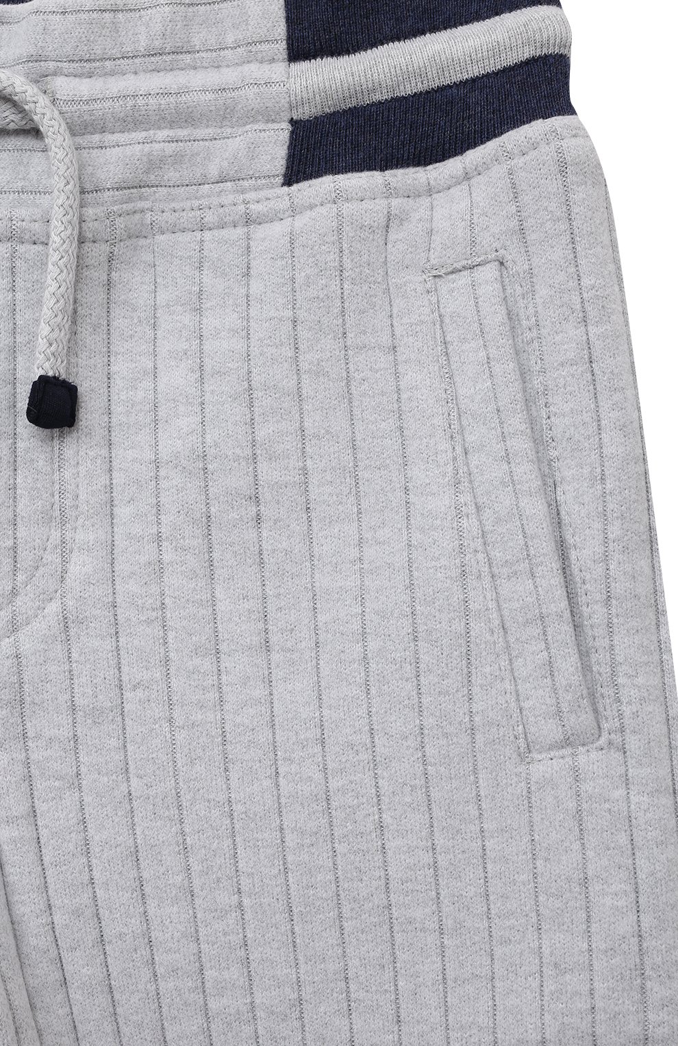 Хлопковые джоггеры BRUNELLO CUCINELLI, арт. BTU20E339A, фото 3