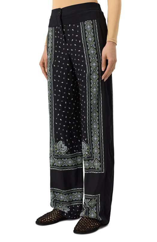 Брюки из вискозы Pinko 104663/A2CK Чёрный  104663/A2CK Фото 3