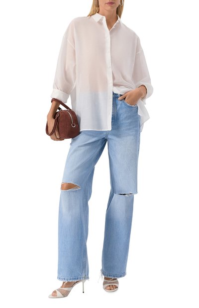 Рубашка из хлопка и шелка 12 STOREEZ, арт. 130614, фото 2