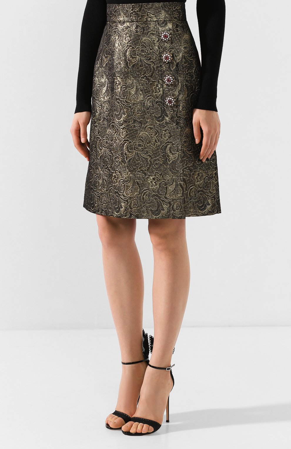 Жаккардовая юбка DOLCE & GABBANA, арт. F4BM5Z/HJMA4, фото 3