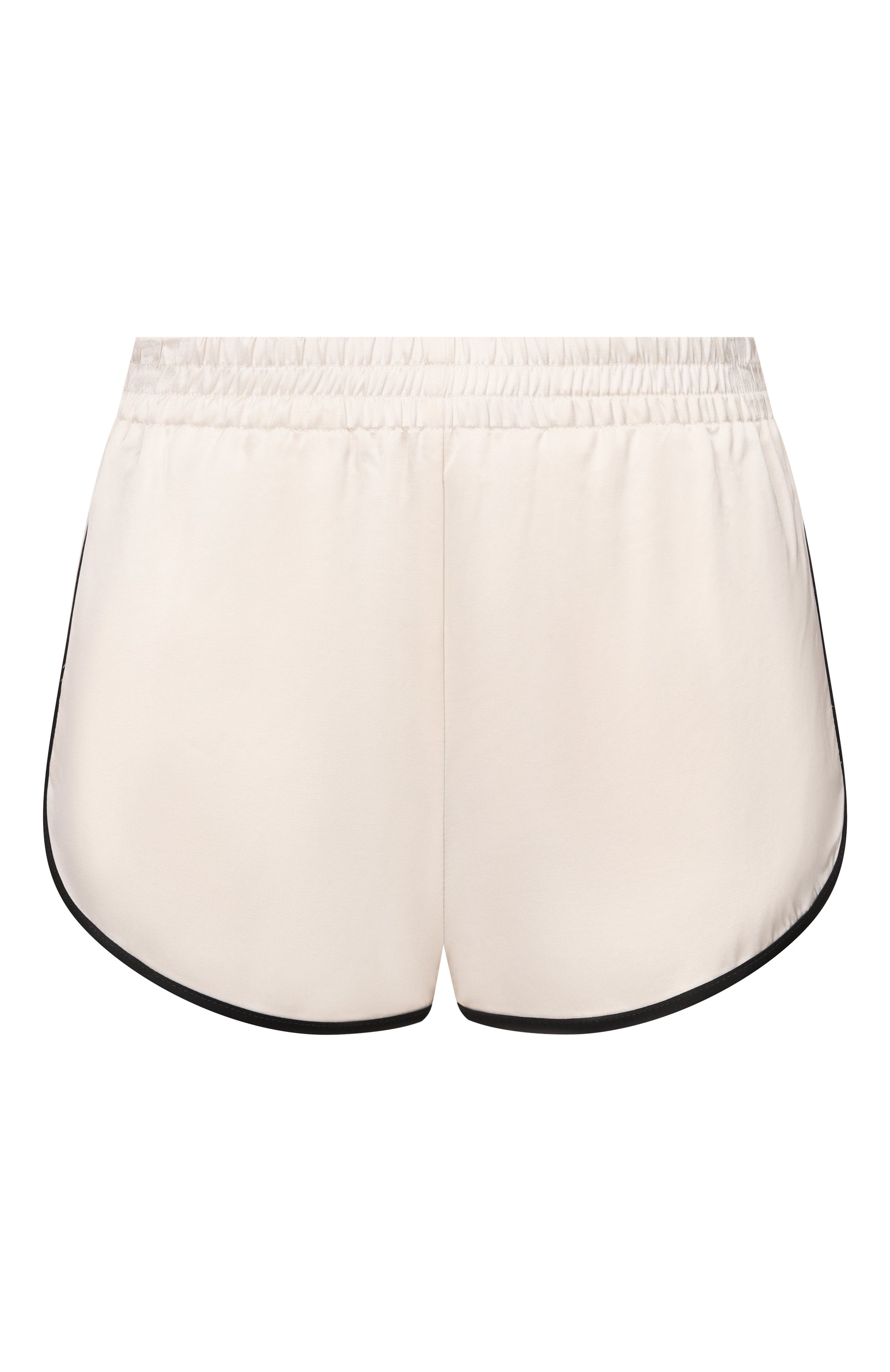 Шорты из вискозы N21 кремового цвета по цене 35500 руб., арт. D021/5091, фото 1 Шорты из вискозы N21, арт. D021/5091, фото 1