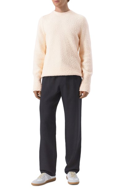 Хлопковый свитер MAISON MARGIELA кремового цвета по цене 136500 руб., арт. SI0GP0001/S17664, фото 2 Хлопковый свитер MAISON MARGIELA, арт. SI0GP0001/S17664, фото 2