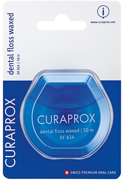Межзубная мятная нить df834 CURAPROX бесцветного цвета по цене 1230 руб., арт. 7612412834000, фото 3 Межзубная мятная нить df834 CURAPROX, арт. 7612412834000, фото 3
