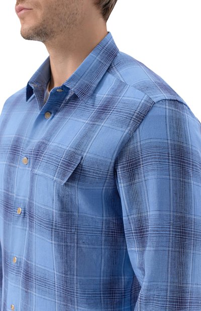 Льняная рубашка KITON, арт. UMCBUBAH0926401_5XL-8XL, фото 5