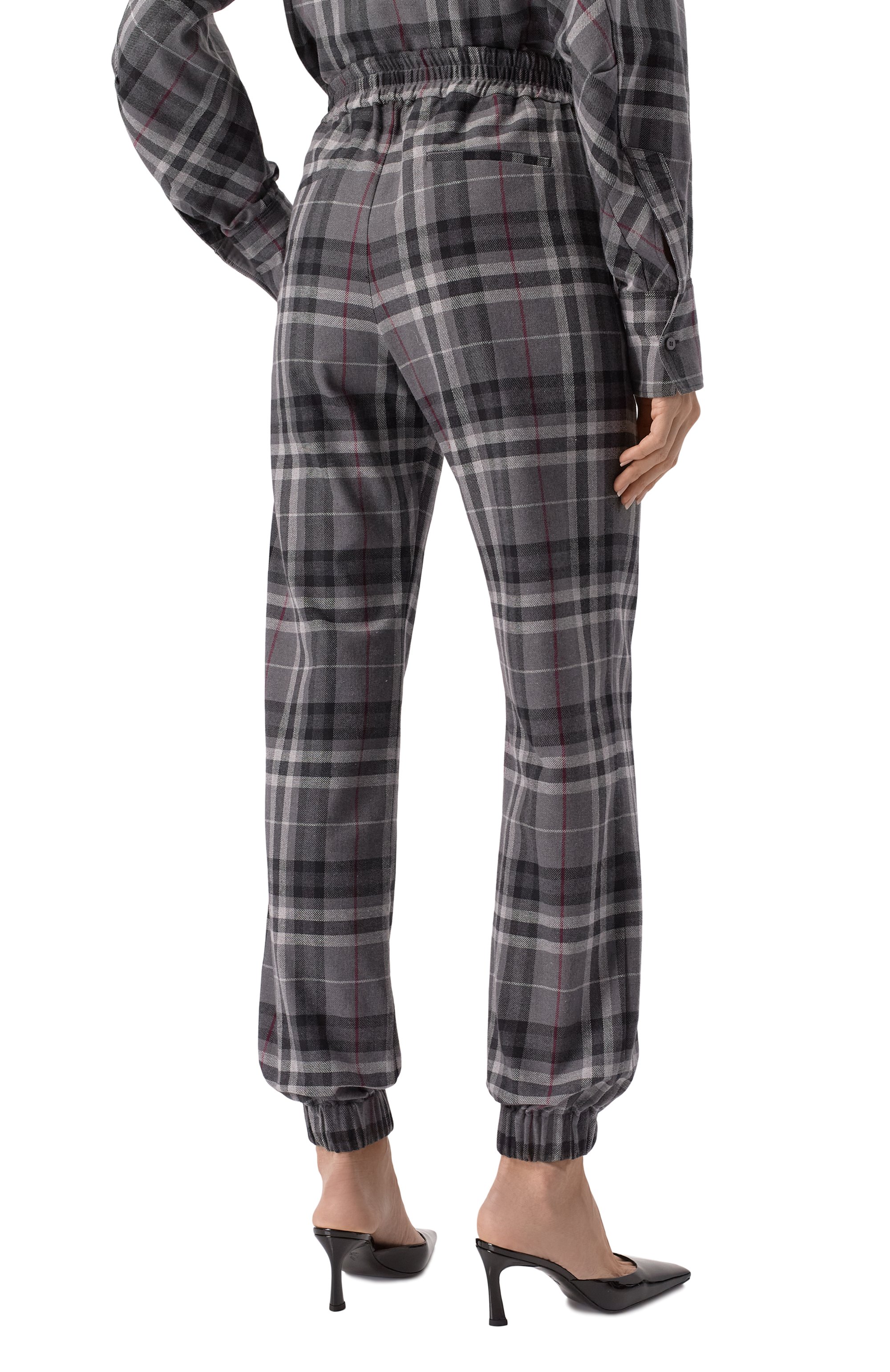 Хлопковые джоггеры THE ATTICO, арт. 250WCP00257/CCC050AA, фото 4