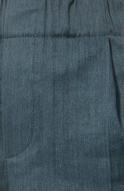 Брюки из смеси хлопка и льна BRUNELLO CUCINELLI, арт. MF578P6919, фото 5