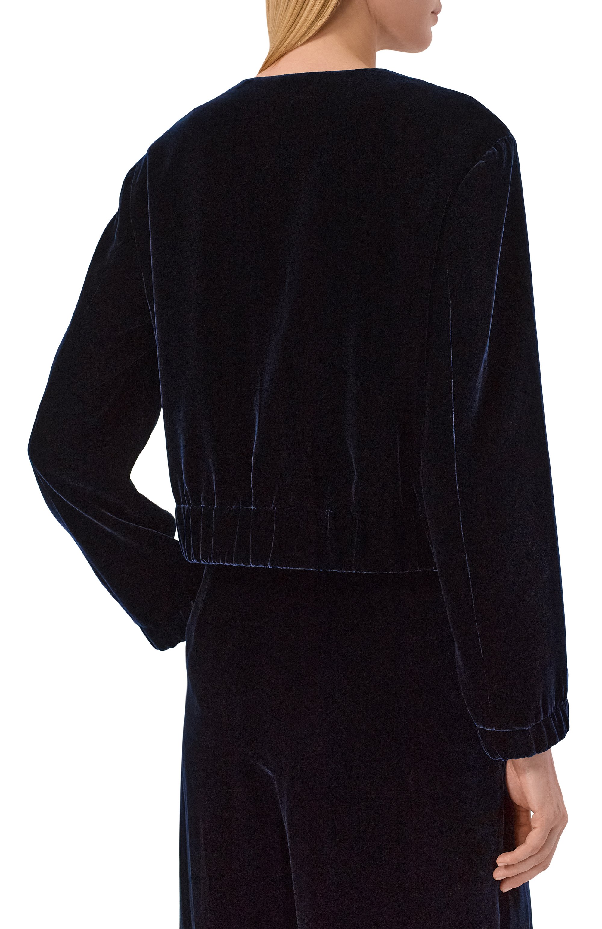 Бархатный жакет GIORGIO ARMANI, арт. GW002978/TE10831, фото 4