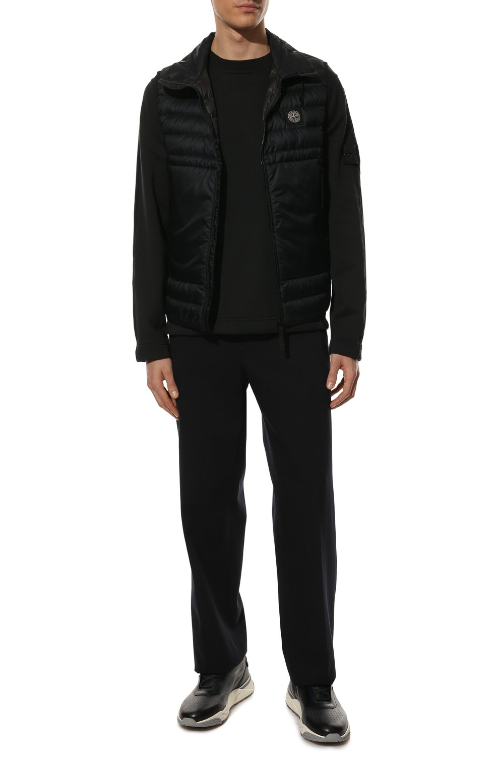 Свитшот STONE ISLAND черного цвета по цене 43250 руб., арт. 761960319, фото 2 Свитшот STONE ISLAND, арт. 761960319, фото 2