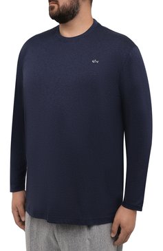 Хлопковый лонгслив PAUL&SHARK, �арт. C0P1093/C00/3XL-6XL, фото 3