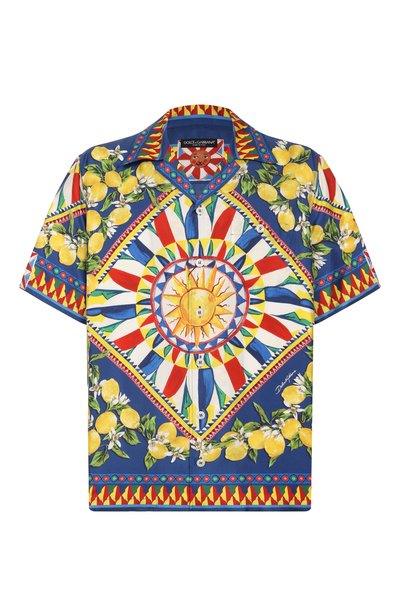 Мужская шелковая рубашка DOLCE & GABBANA, арт. G5JH9T/HI14K