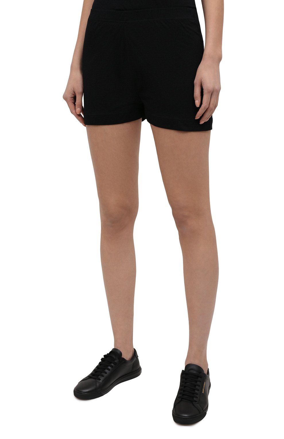 Хлопковая пижама EMPORIO ARMANI черного цвета по цене 14100 руб., арт. 164448/1P255, фото 4 Хлопковая пижама EMPORIO ARMANI, арт. 164448/1P255, фото 4