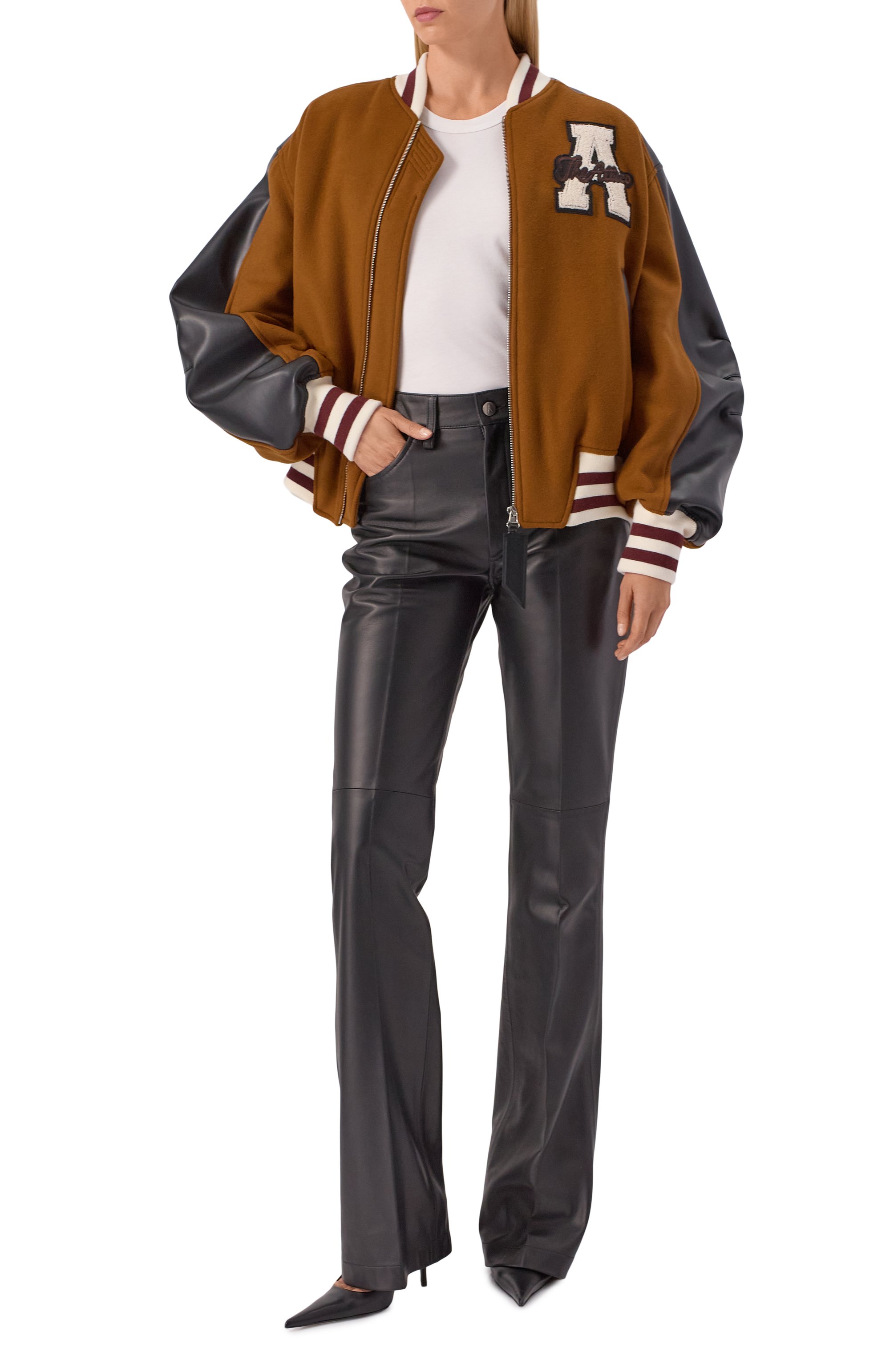 Шерстяной бомбер THE ATTICO, арт. 251WCB00092/WWV058AA, фото 2