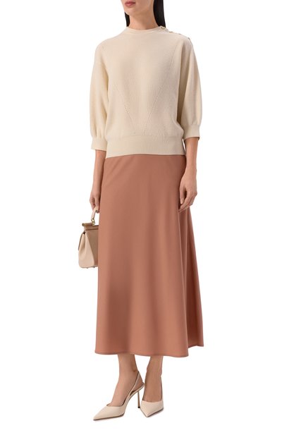 Женский пуловер из кашемира и хлопка AGNONA, арт. K111025E/1T140PE