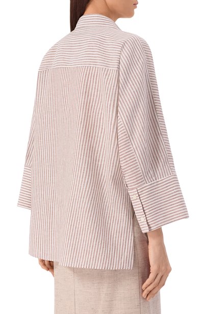 Рубашка изо льна и хлопка PIETRO BRUNELLI, арт. CA2514/LI0028, фото 4