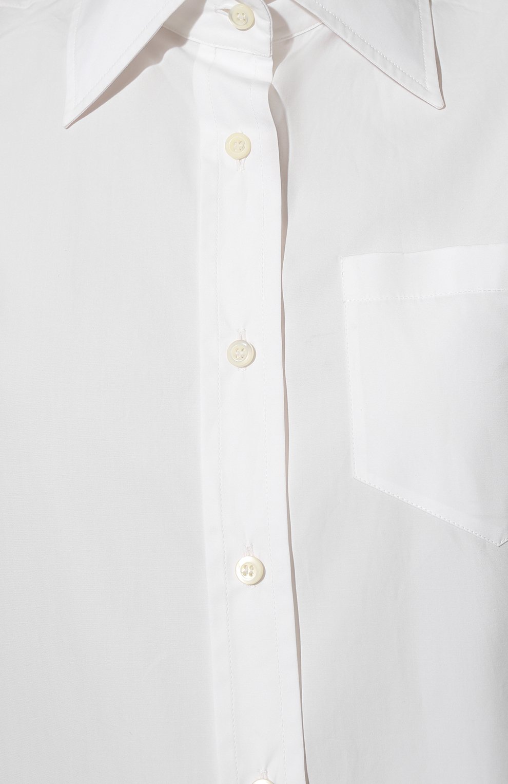 Хлопковая рубашка PRADA, арт. P477EM-1UCX-F0009-211, фото 5