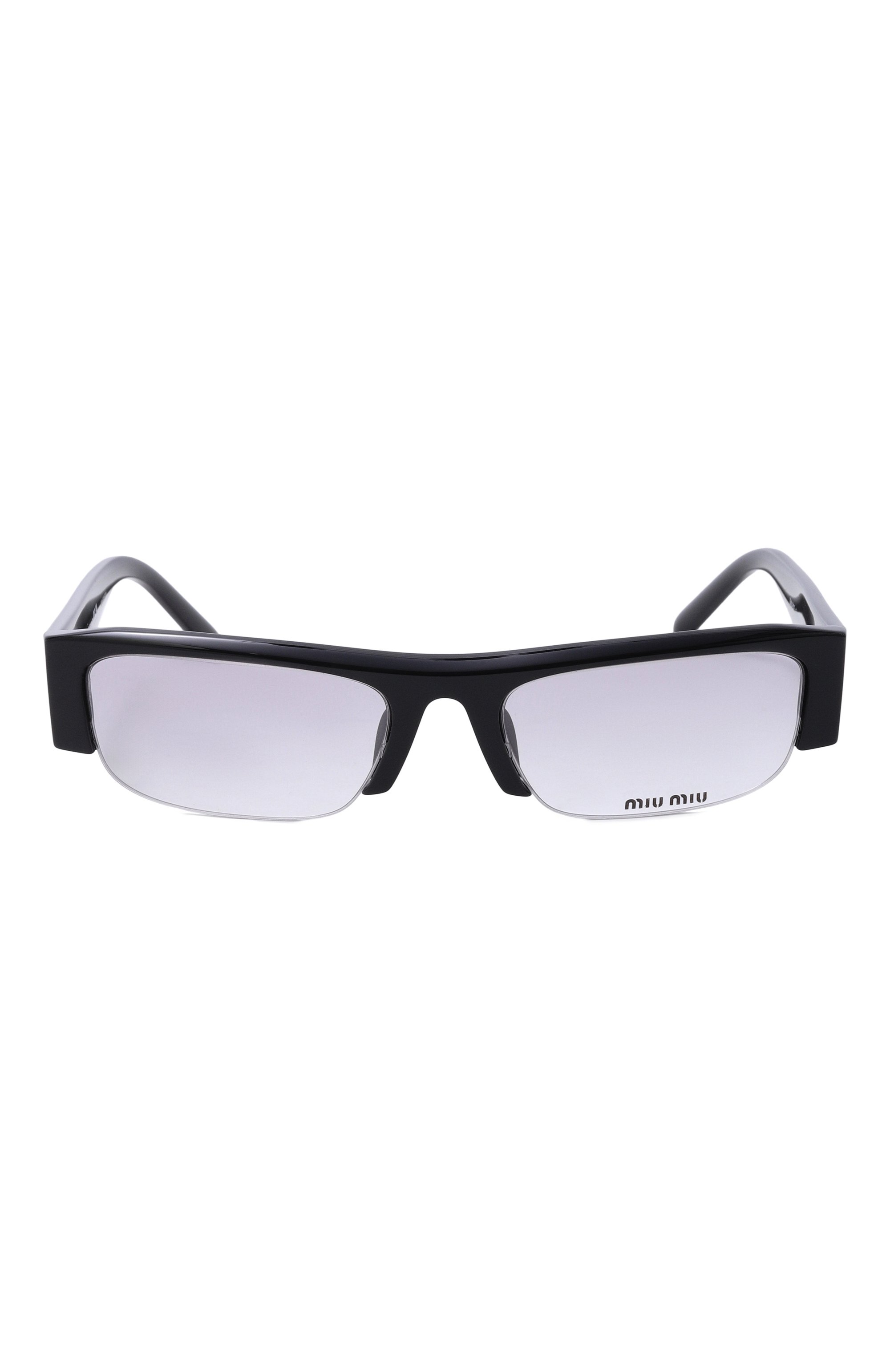 Солнцезащитные очки MIU MIU черного цвета по цене 56600 руб., арт. B07S-16K040, фото 3 Солнцезащитные очки MIU MIU, арт. B07S-16K040, фото 3