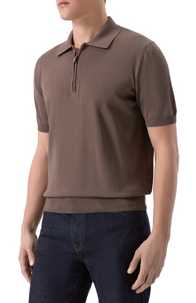 Хлопковое поло CANALI, арт. C0454/MK02459, фото 3