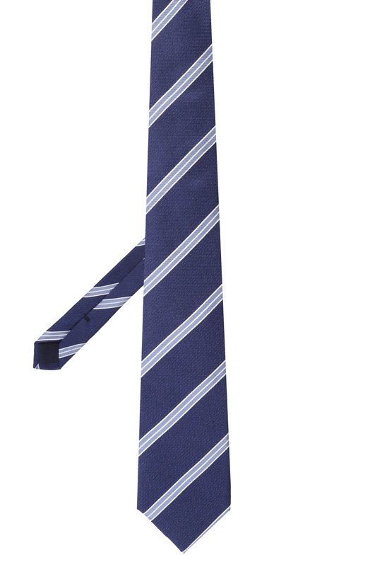 Шелковый галстук Corneliani 25U302-2520324 Синий  25U302-2520324 Фото 3