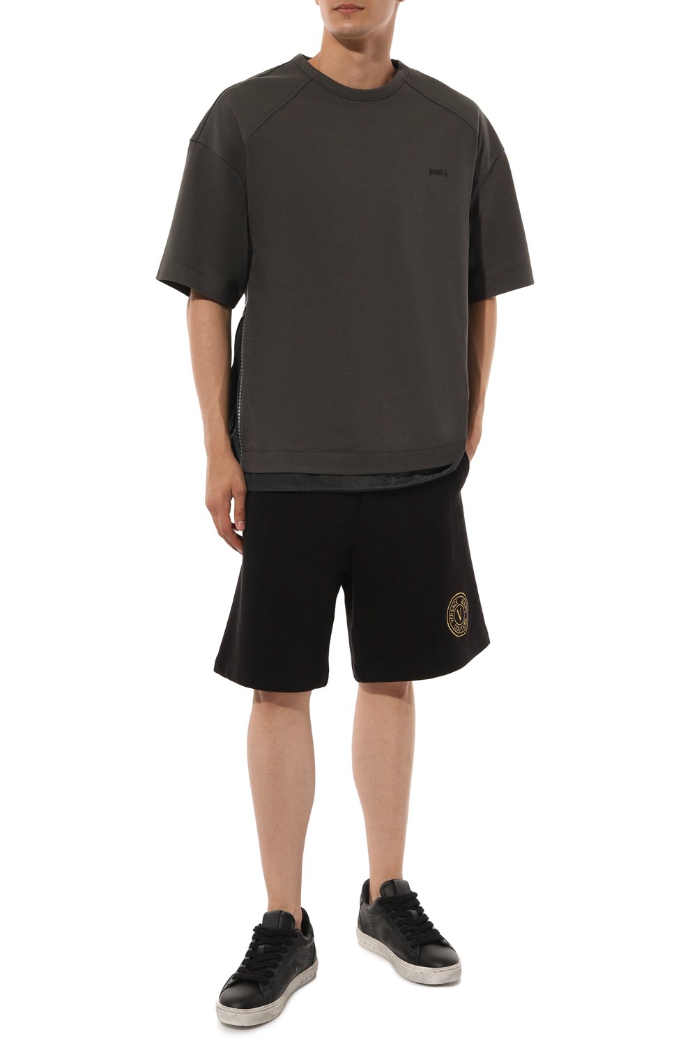 Хлопковые шорты VERSACE JEANS COUTURE, арт. 76GADT02/CF01T, фото 2