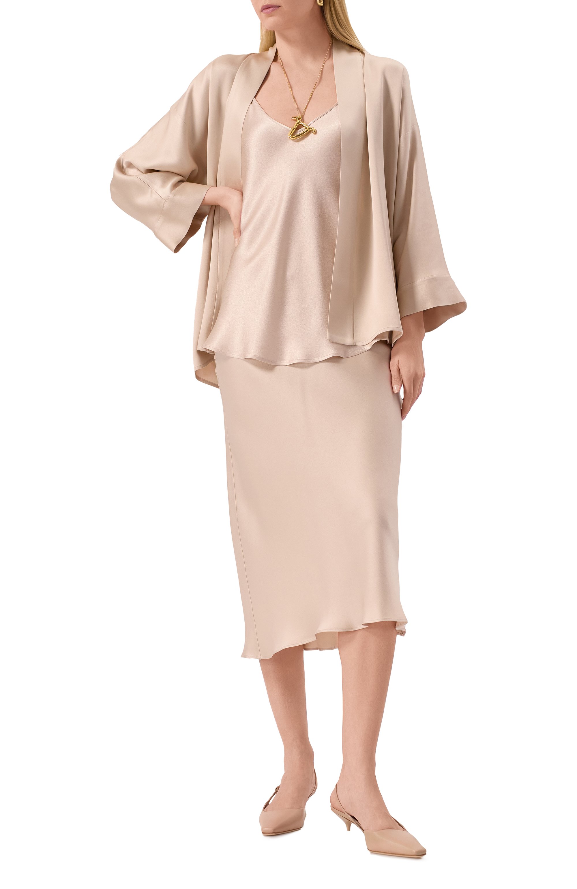 Атласный топ ANTONELLI FIRENZE, арт. N5986/794, фото 2