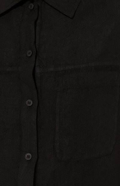 Льняная рубашка GRAN SASSO черного цвета по цене 26950 руб., арт. 61234/50002, фото 5 Льняная рубашка GRAN SASSO, арт. 61234/50002, фото 5