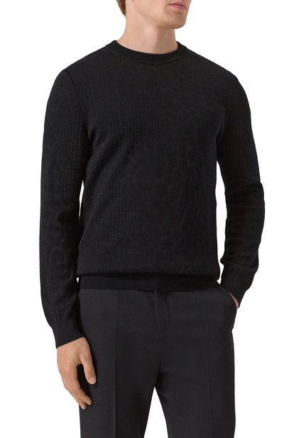 Джемпер из хлопка и вискозы BALMAIN, арт. FH1KD000/KI77, фото 3