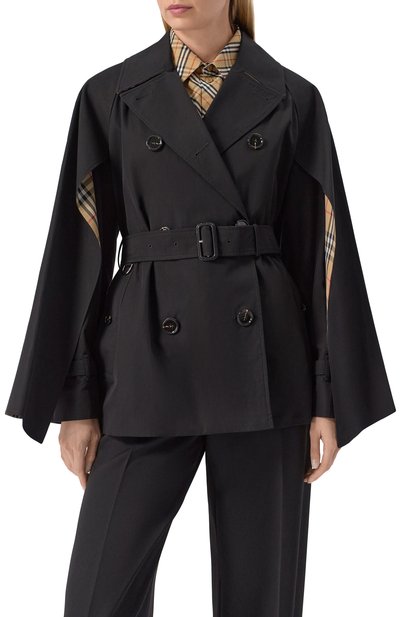Хлопковый тренч BURBERRY, арт. 8071137 A1189, фото 3