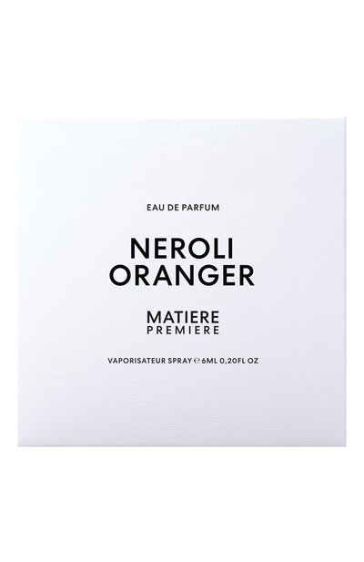 Парфюмерная вода neroli oranger (6ml) MATIERE PREMIERE, арт. 3770007317810, фото 4