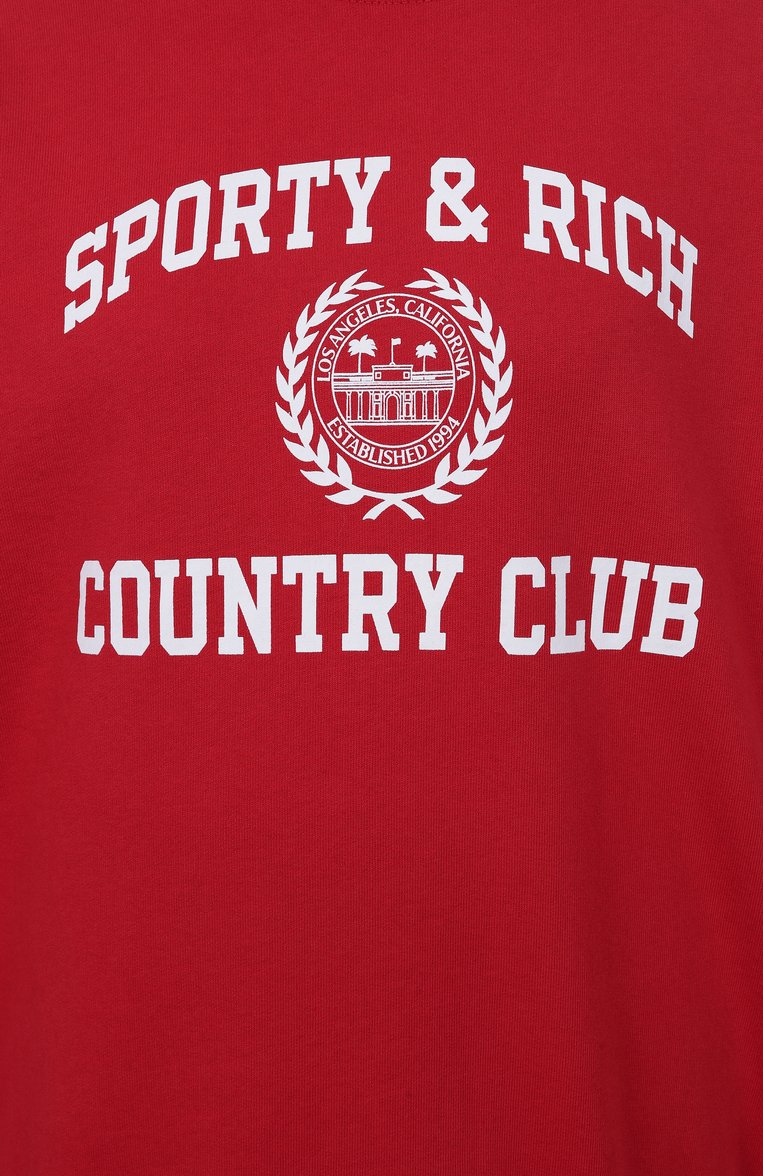 Хлопковый свитшот SPORTY AND RICH, арт. ST071606218RE15, фото 6